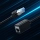 Ugreen Kabel sieciowy UGREEN NW192 przedłużacz Ethernet RJ45, Cat. 8, S/FTP, 1m (czarny) 4