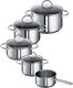 Rohe ROHE Ravenna Meister-Set 5 elementowy , szklane pokrywki, indukcja 250101-05 - TOWAR W MAGAZYNIE 1