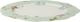 Laura Ashley Laura Ashley Heritage 24,5cm nieregularny talerz porcelanowy W180454 Mint Uni 1