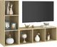 vidaXL Szafki TV, 2 szt., dąb sonoma, 107x35x37 cm, płyta wiórowa 2