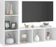 vidaXL Szafki TV, 2 szt., białe, 107x35x37 cm, płyta wiórowa 3