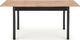 Halmar Stół GREG 124(168)x74 dąb/czarny rozkładany 3