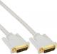 Kabel InLine DVI-D - DVI-D 3m biały (17783W) 1