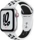 Smartwatch Apple Watch SE Nike GPS 44mm Silver Alu Platinium Sport + Cellular Biały  (MKT63WB/A) 1