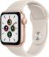 Smartwatch Apple Watch SE GPS 40mm Gold Alu Black Sport Biały  (MKQ03WB/A) 1