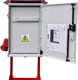 Doktorvolt Rozdzielnica budowlana na stojaku OS-S/FI 2x32A 1x16A 8x230V gniazda Mennekes zabezpieczenia SIEMENS Doktorvolt 6894 9
