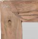 Home Styling Collection Lustro drewniane w drewnianej starej ramie, 50x50 cm 1