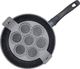 Orion Forma silikonowa na patelnię, do jajek sadzonych, na jajka, naleśniki, pancake, placki, OKRĄGŁA, 7 sztuk 4