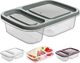 Orion Pojemnik DZIELONY do żywności, 2-częściowy, lunchbox, 0,75L 1
