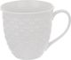 Orion Duży kubek ceramiczny, SERCA, z uchem, do kawy, herbaty, 580 ml, BIAŁY 1