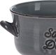 Siaki Collection Miska na zupę, BULIONÓWKA do zupy, ceramiczna, 650 ml, SZARA 3