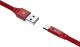 Kabel USB Somostel USB-A - 1 m Czerwony (SMS-BW04 R) 1