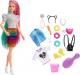 Lalka Barbie Barbie - Kolorowe włosy, panterka (GRN81) 5