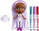 Crayola Lalka Colour'n'Style Friends Violet 2