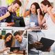 Etui na tablet Infiland Etui Infiland Multiple Angles Samsung Galaxy Tab S7 FE 5G 12.4 Black 6