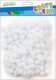Craft with Fun OZDOBA DEK POMPON 120SZT/1CM BIEL CF PBH 12/144 1