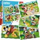Trefl Puzzle 4w1 Fajny dzień Mickiego / Disney Standard Characters 34604 Trefl p8 1