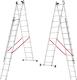 Higher Drabina wielofunkcyjna aluminiowa 11 stopniowa (L-T3x11) 3