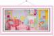 Ricokids Drewniany domek dla lalek duży 3-piętrowy z windą i lampką LED 1