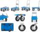 Higher Wózek platformowy transportowy magazynowy 450kg 3