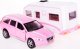 Hipo Auto Volvo V70 z przyczepą campingową 30cm 15