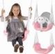 Huśtawka Ricokids Huśtawka kubełkowa Miś 3w1 Ricokids różowa 1