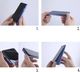 Nillkin Nillkin Super Frosted Shield wzmocnione etui pokrowiec + podstawka Samsung Galaxy A22 5G czarny 14