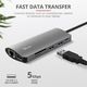 Stacja/replikator Trust Dalyx 7w1 USB-C (23775) 6