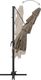 vidaXL 4-poziomowy parasol na aluminiowym słupku, taupe, 250x250 cm 6
