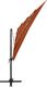 vidaXL 4-poziomowy parasol na aluminiowym słupku, terakota, 250x250 cm 5