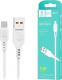 Kabel USB Denmen USB-A - microUSB 1 m Biały (29345) 1