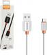 Kabel USB Somostel USB-A - USB-C 1 m Biały (26582) 2