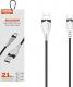 Kabel USB Somostel USB-A - microUSB 1.2 m Czarny (28264) 2
