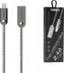 Kabel USB Somostel USB-A - Lightning 1 m Srebrny (27385) 1