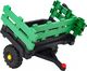 1life Traktor na akumulator Titanium Z Przyczepą Zielony 11