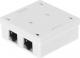 NetRack gniazdo kompletne natynkowe 2 x RJ45 8p8c FTP kat. 6 LSA (106-13) 2