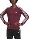 Adidas Bluza damska adidas Cero Essential 3 Stipes bordowa H10196 XXS 1