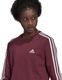 Adidas Bluza damska adidas Cero Essential 3 Stipes bordowa H10196 XXS 5