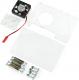 Gravlaser Obudowa do Raspberry Pi 4B/3B+/3B/2B otwarta z wentylatorem - przezroczysta 3