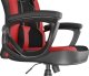 Biurko Genesis Holm 300 RGB Czarne 120 cmx60 cm + Nitro 330 Czarno-czerwony (NFG-0752) 14