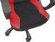 Biurko Genesis Holm 300 RGB Czarne 120 cmx60 cm + Nitro 330 Czarno-czerwony (NFG-0752) 15