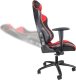 Biurko Genesis Holm 200 RGB Czarne 113 cmx60 cm + Nitro 770 Czarno-czerwony (NFG-0751) 11