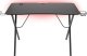 Biurko Genesis Holm 200 RGB Czarne 113 cmx60 cm + Nitro 770 Czarno-czerwony (NFG-0751) 3