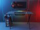 Biurko Genesis Holm 300 RGB Czarne 120 cmx60 cm + ASTAT 200 G2 Czarny (NFG-1943) 8