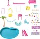 Mattel Dreamhouse Dom Marzeń (2023) (HMX10) + lalka Margot Robbie jako Barbie (różowa sukienka) HPJ96 9