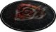 Fotel Genesis Nitro 720 czarno-czerwony (NFG-1927) + Mata ochronna Tellur 400 Round Lava 100cm 10