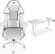 Fotel Endorfy Fotel Endorfy Scrim OWH (EY8A007) biały + Biurko Atlas L Electric Białe 150cm x 78cm 1