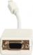 Adapter AV Art DisplayPort Mini - D-Sub (VGA) biały (AL-OEM-90) 1