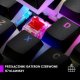 Klawiatura PREYON Klawiatura Preyon Red Blitz Claw (PRBC87B) + Podkładka gamingowa Preyon Falcon Speed M (PFS40) 2