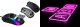 Mysz PREYON Mysz Preyon Hawk Customizable (PHC27B) + Neon ścienny WASD Purple Eye Bait (PBEB12GO) 1